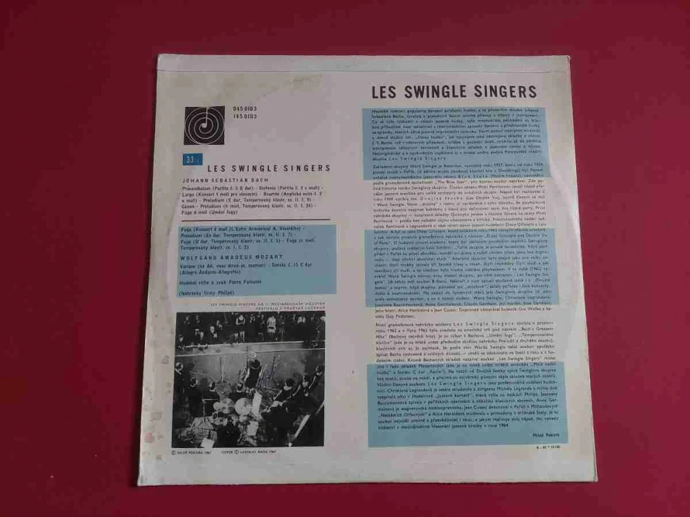 LP Les Swingle Singers 1967