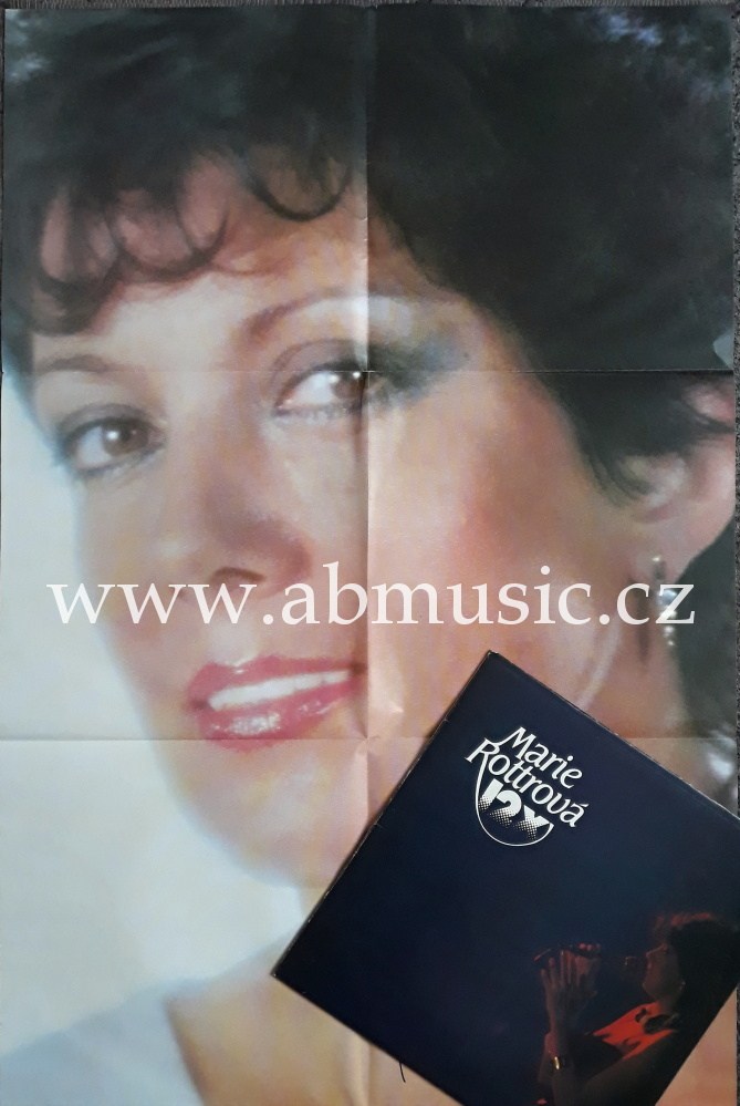 LP 12 x Marie Rottrová - Lásko, voníš deštěm ... PLAKÁT