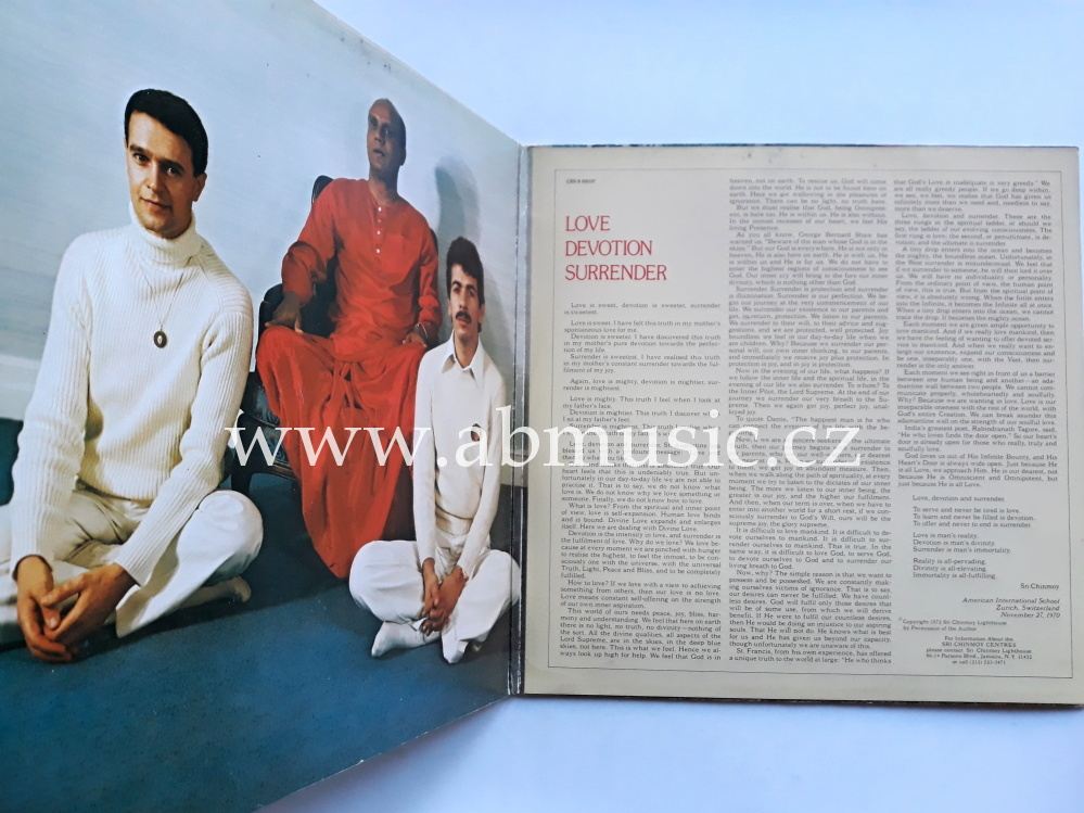 LP Carlos Santana, Mahavishnu John McLaughlin - Love Devotion Surrender Vinyl