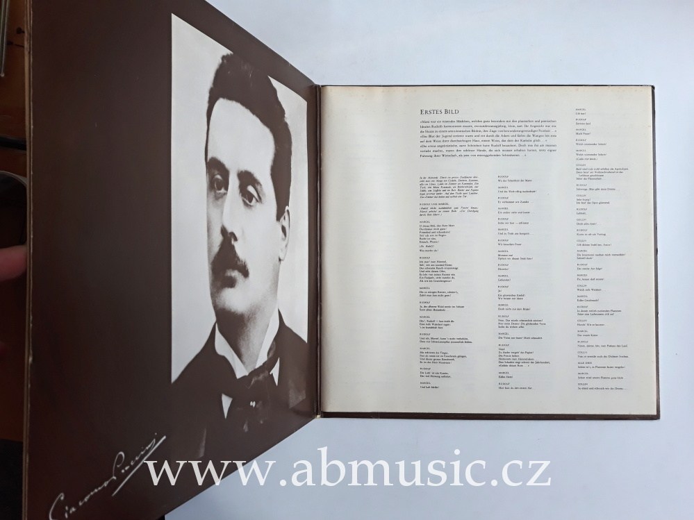 2 LP Giacomo Puccini La Bohéme ‎- Alberto Erede vinyl