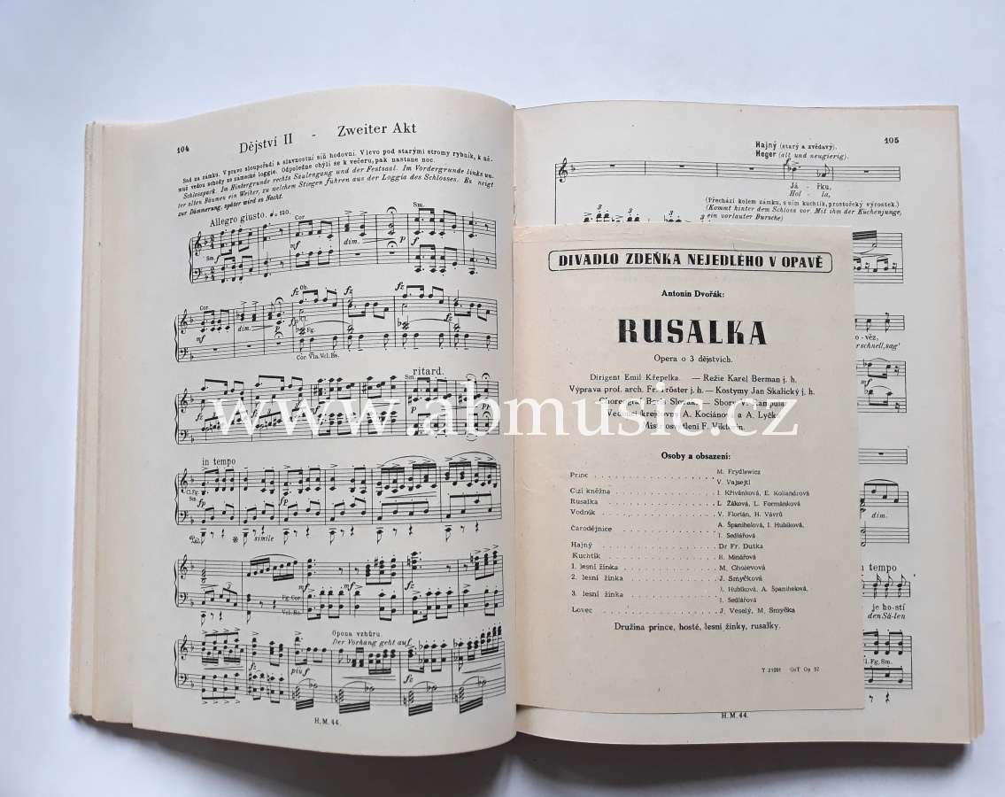 Antonín Dvořák Rusalka