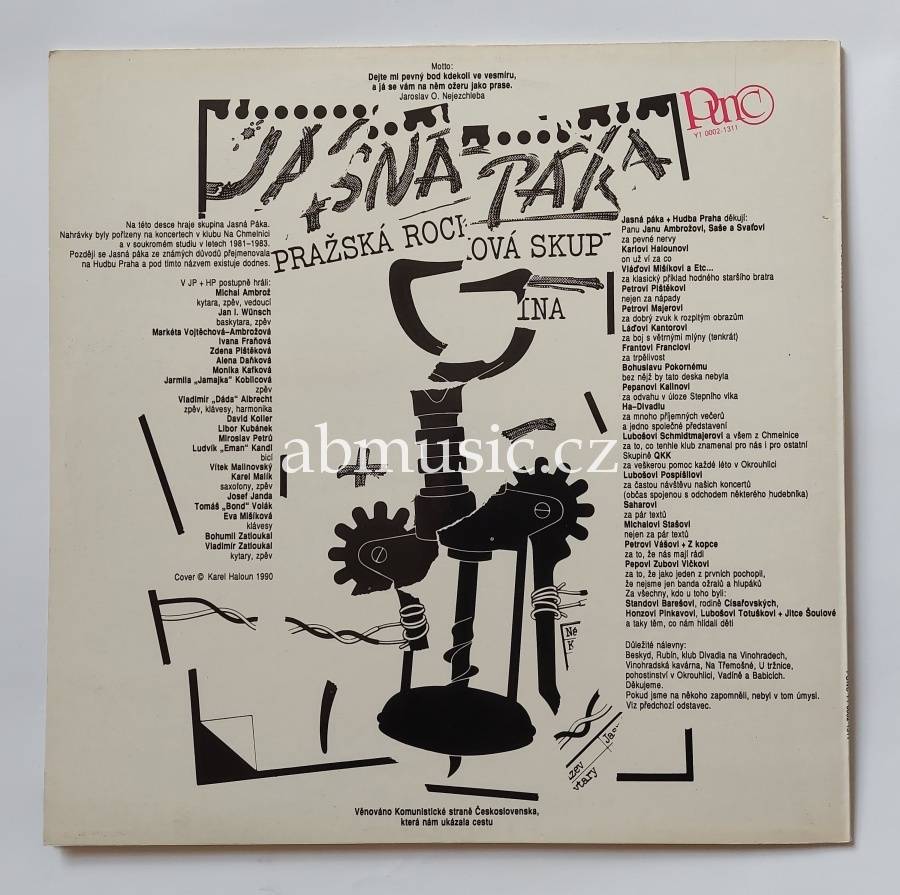 LP Jasná páka - Jasná páka 1990 Originál