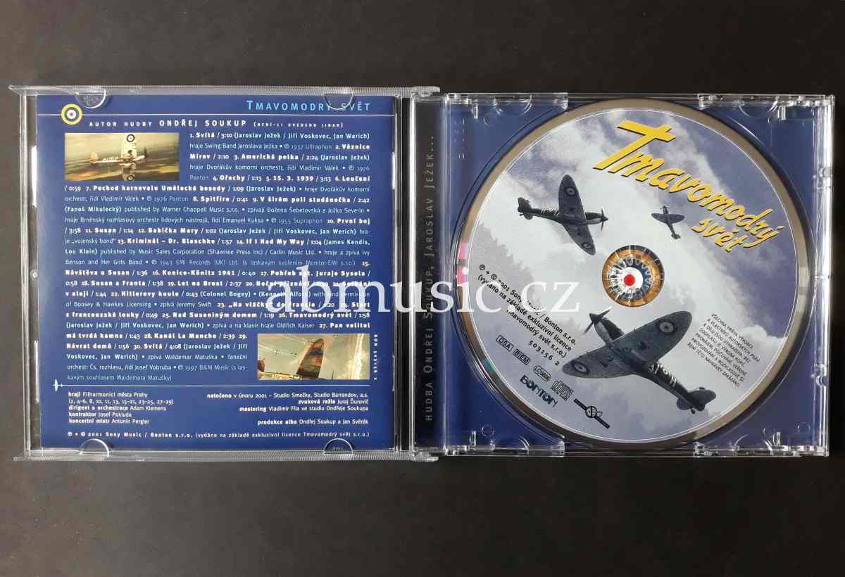 CD Tmavomodrý svět - Soundtrack