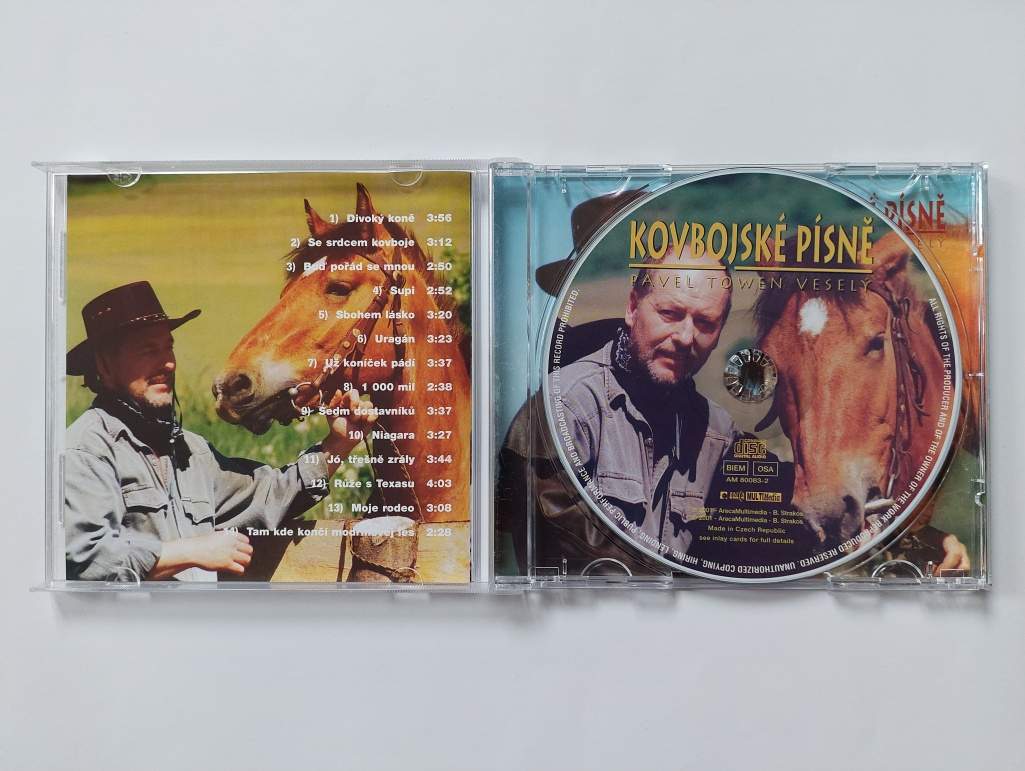 CD Pavel Towen Veselý - Kovbojské písničky