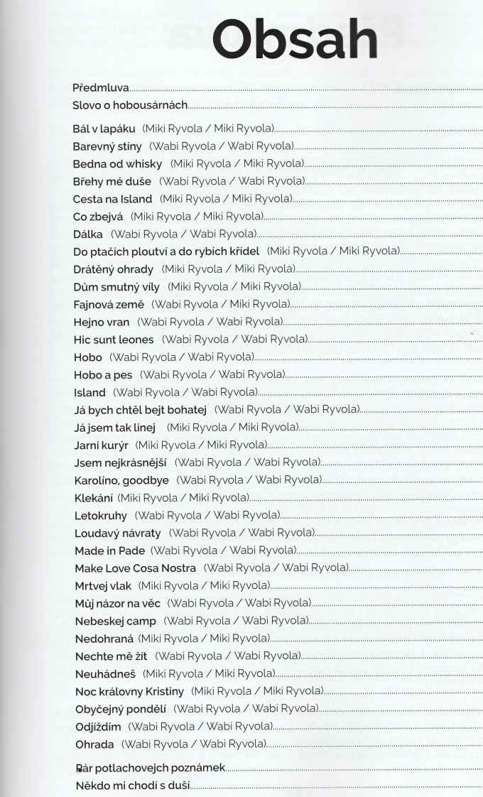 Ryvolovky Písně Wabiho a Mikiho Ryvolů 1 díl Zpěvník