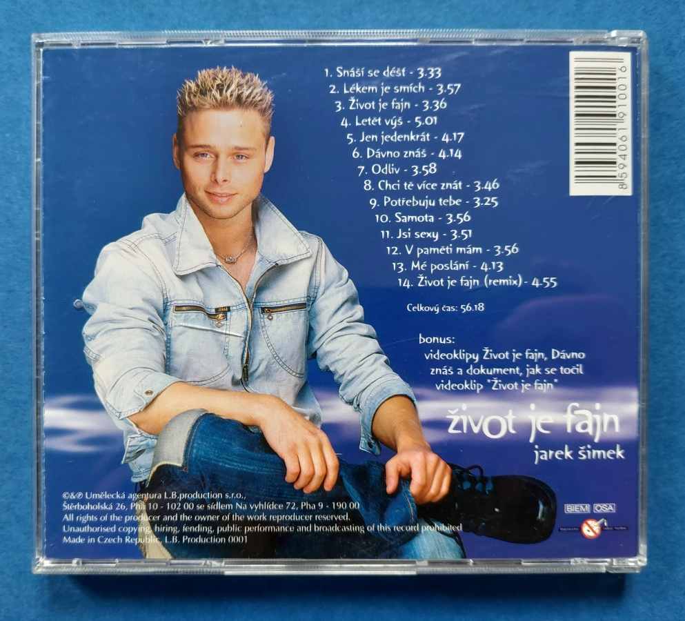 CD Jarek Šimek - Život je fajn