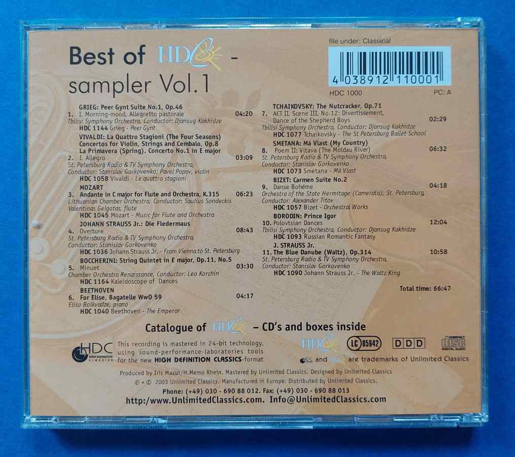 CD The Best Of High Definiton Classic