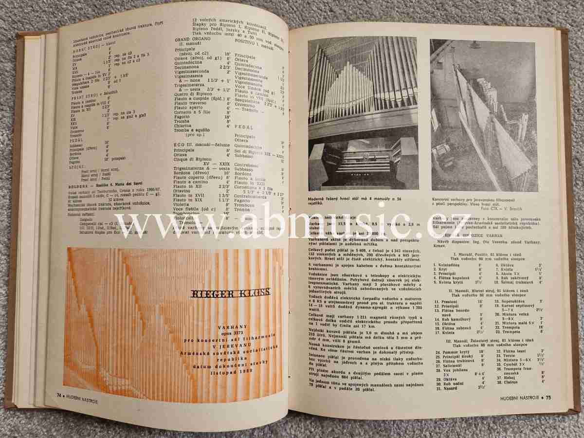 Časopis Hudební nástroje ročník 1970
