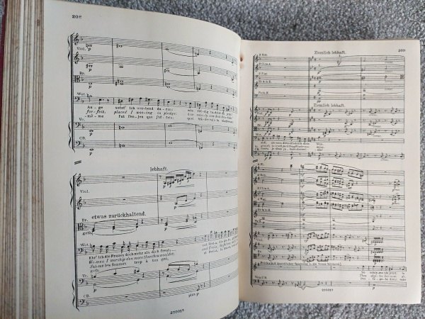 Richard Wagner Das Rheingold Orchester Partitur edice Schott´s