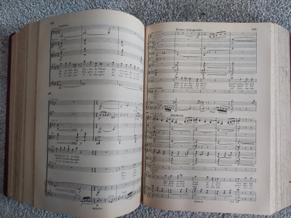 Richard Wagner Siegfried Orchester Partitur edice Schott´s