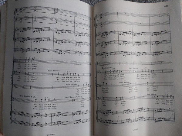 Richard Wagner Götterdämmerung Orchester Partitur edice Schott´s