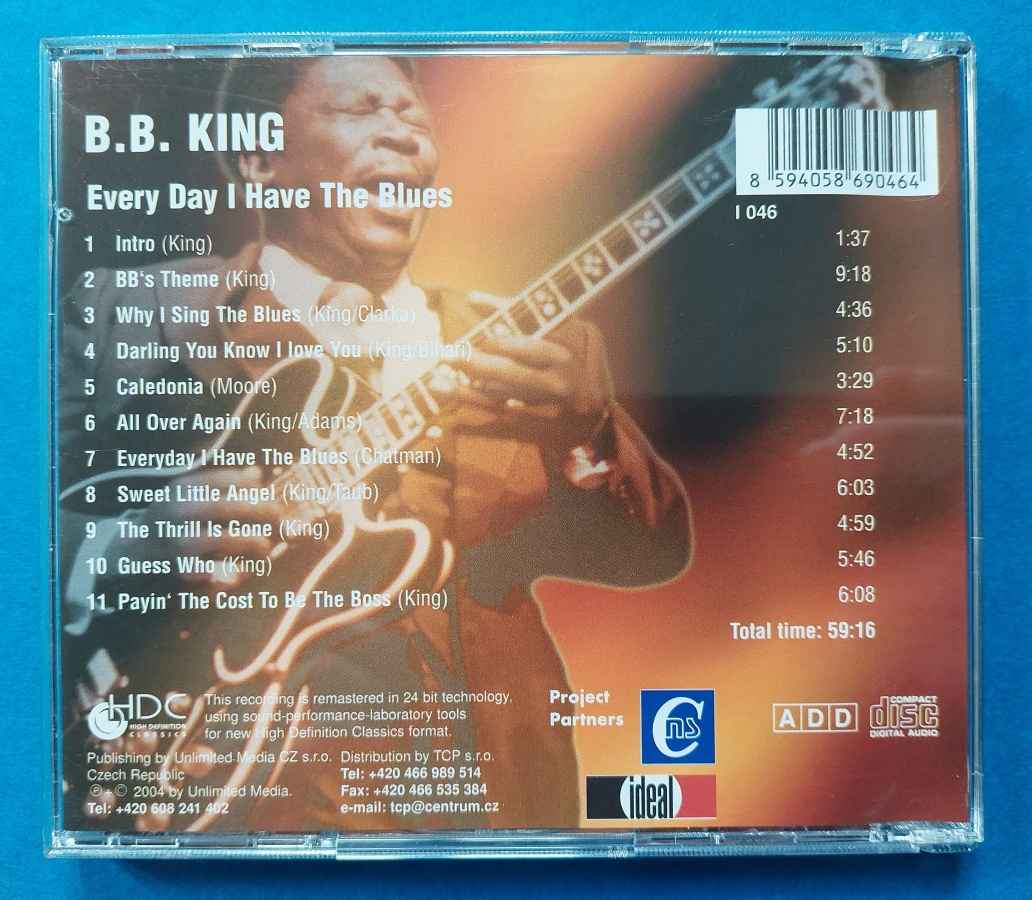 CD B. B. King - Every day i have the blues