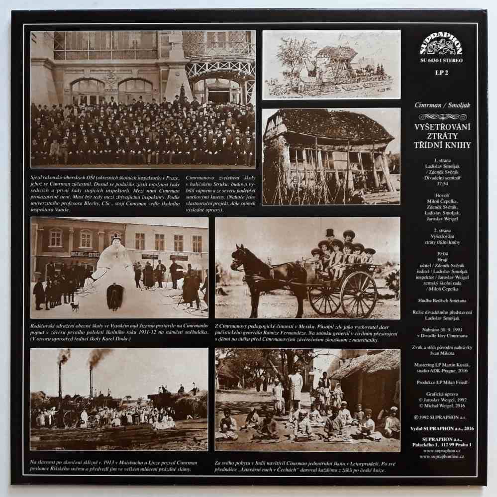 LP CIMRMAN - VYŠETŘOVÁNÍ ZTRÁTY TŘÍDNÍ KNIHY 