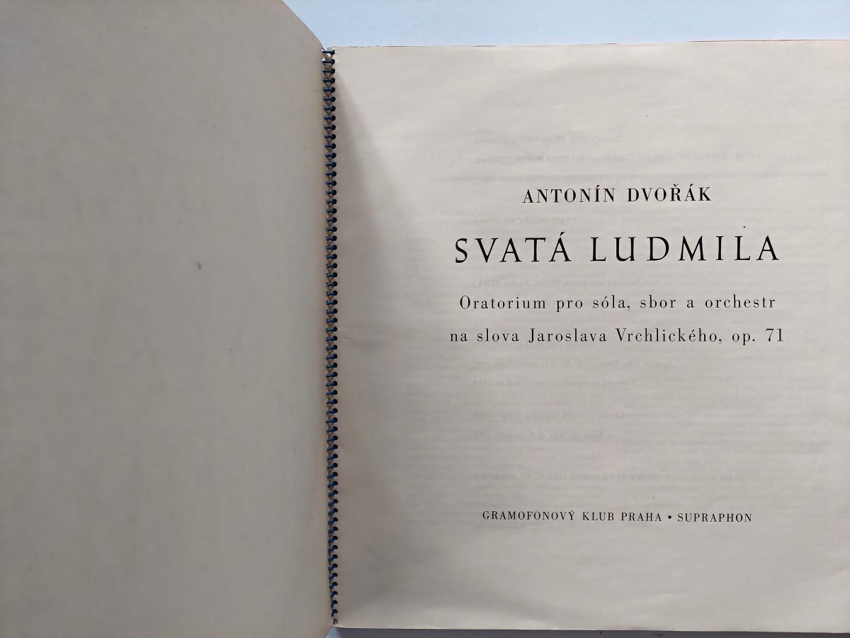3 LP ANTONÍN DVOŘÁK - SVATÁ LUDMILA
