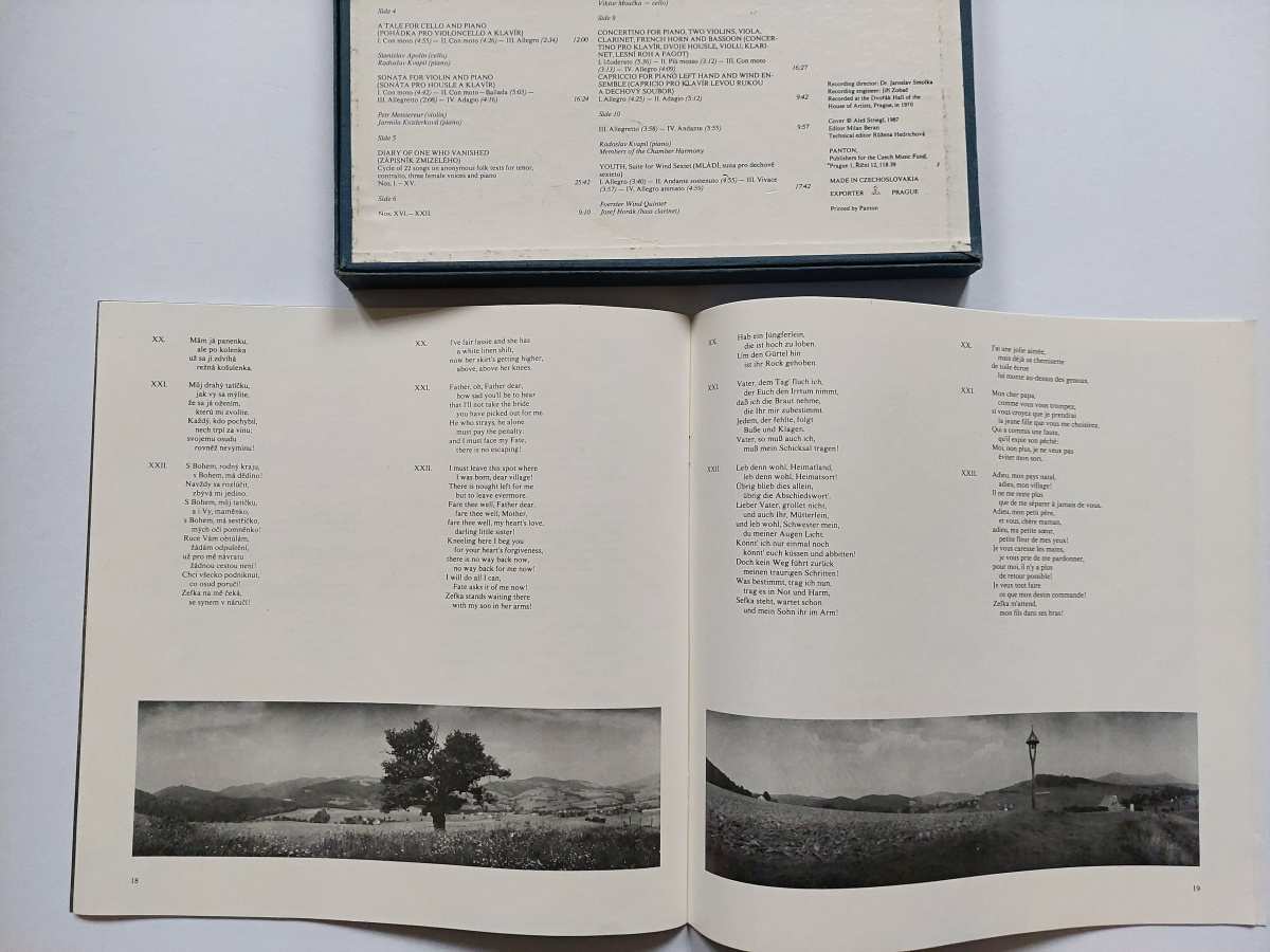 5 LP LEOŠ JANÁČEK - CHAMBER PROFILE