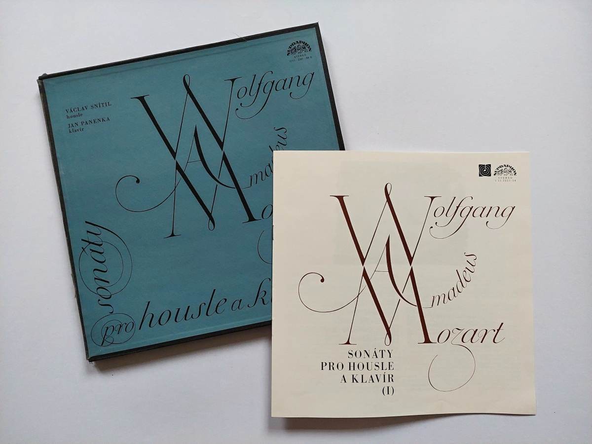 4 LP Wolfgang Amadeus Mozart - Sonáty pro housle a klavír 2