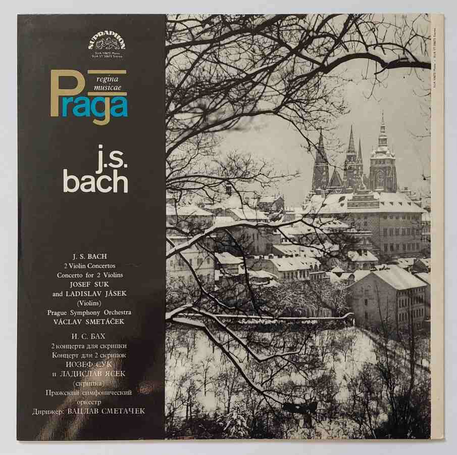 LP Johann Sebastian Bach - 2 Violin Concertos - Josef Suk and Ladislav Jásek