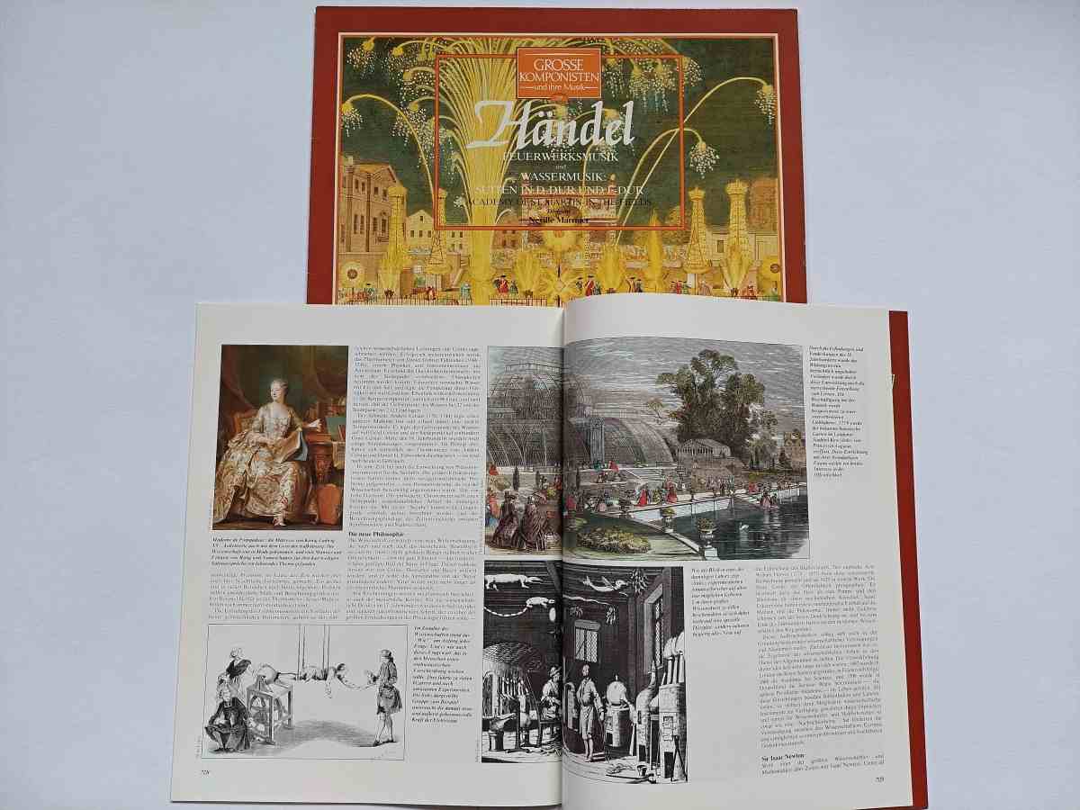 LP Georg Friedrich Händel - Feuerwerksmusik - Wassermusik suiten