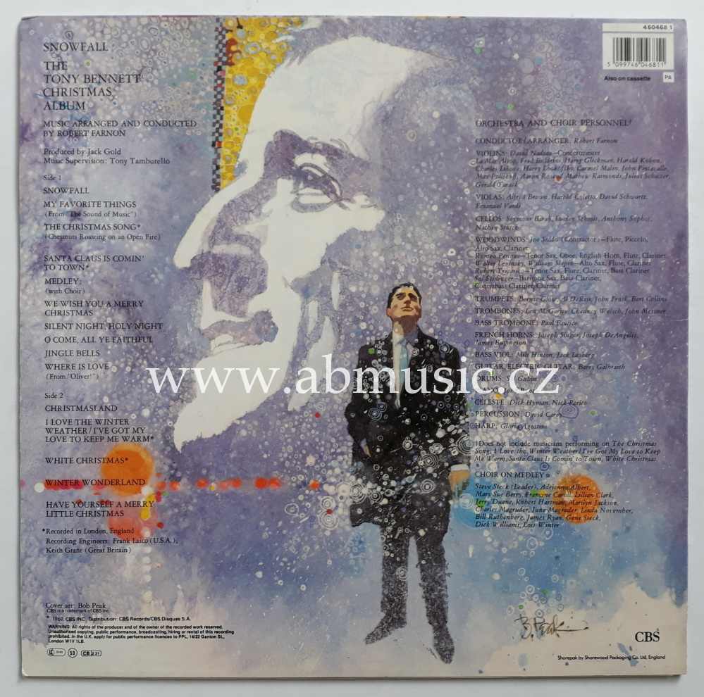 LP SNOWFALL - THE TONY BENNETT CHRISTMAS ALBUM