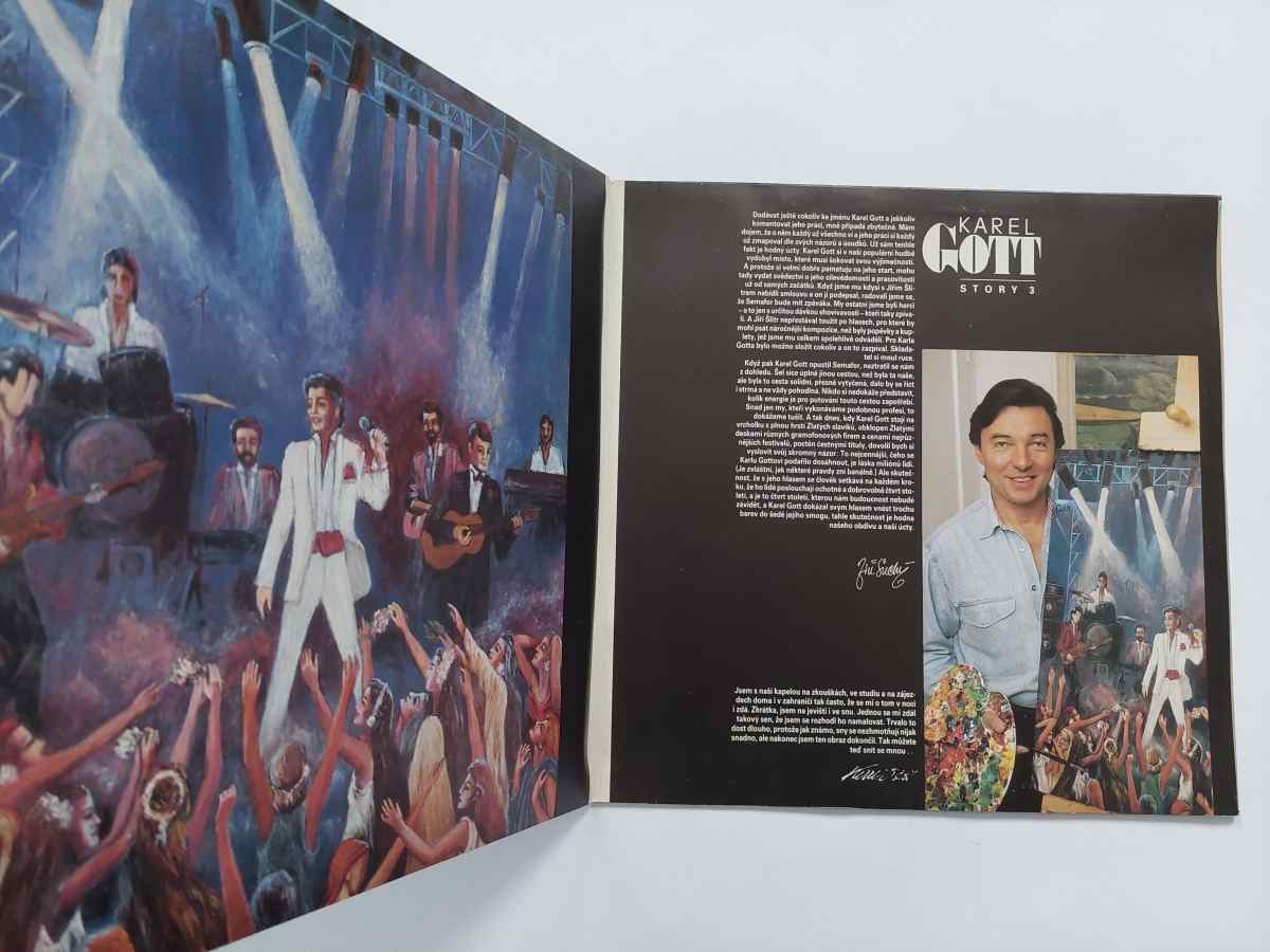 2 LP Karel Gott - STORY 3 + Plakát