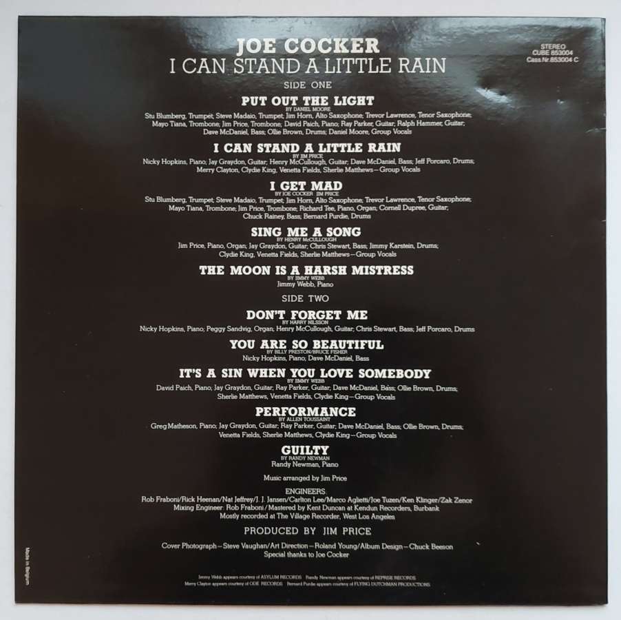 LP JOE COCKER - I CAN STAND A LITTLE RAIN