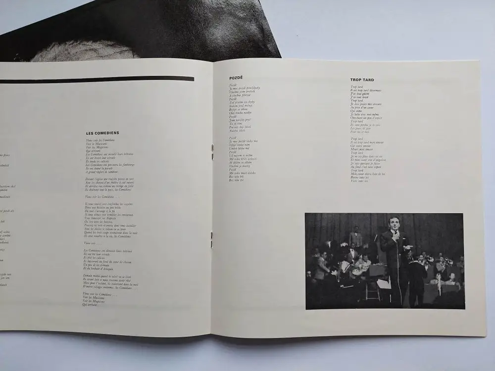LP CHARLES AZNAVOUR SUPRAPHON