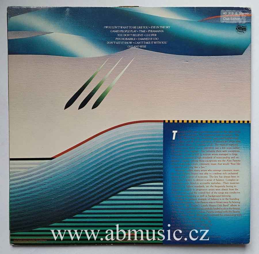 LP THE BEST OF ALAN PARSONS PROJECT 