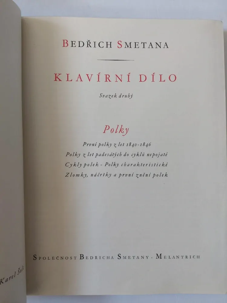 Bedřich Smetana - Klavírní dílo 