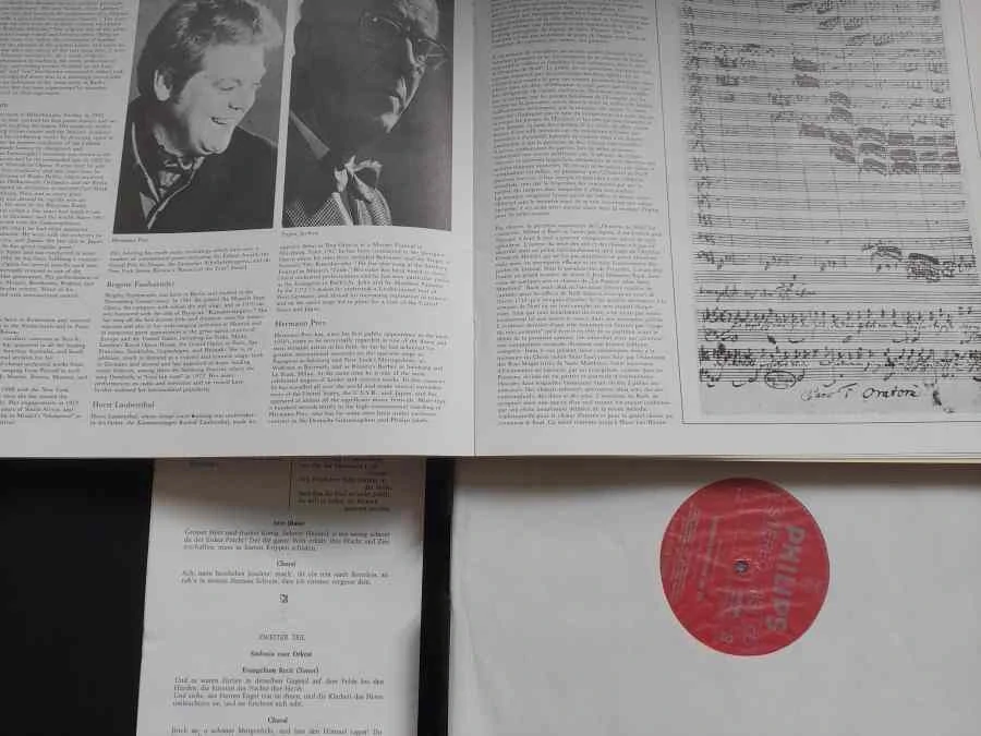 3LP Bach - Weihnachts-Oratorium Eugen Jochum