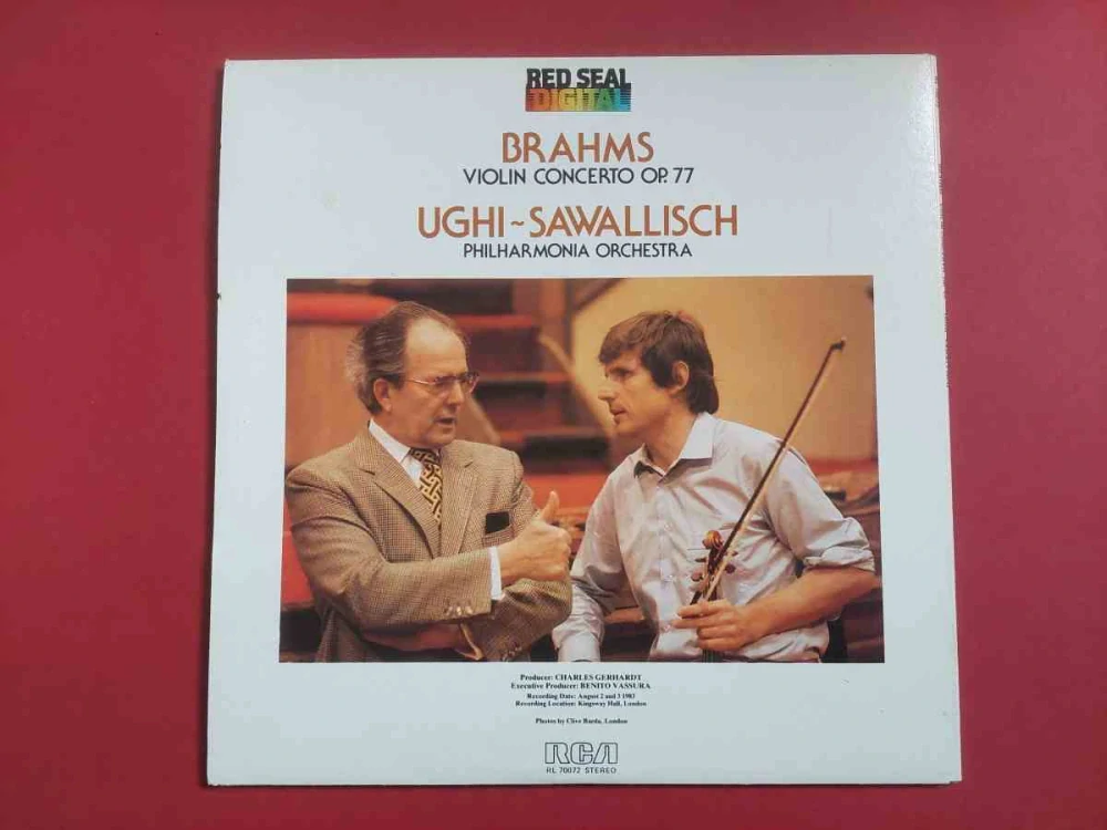LP Brahms - Violin Concerto op.77 - Ughi Sawallisch