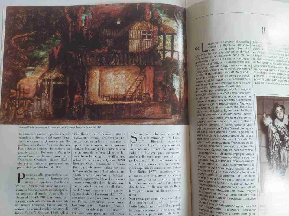 LP Giuseppe Verdi Rigoletto - Grandi Personaggi Verdiani