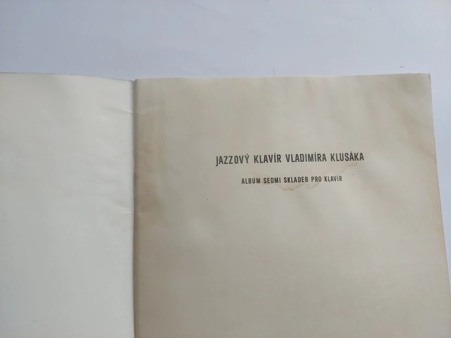 Jazzový klavír Vladimíra Klusáka noty