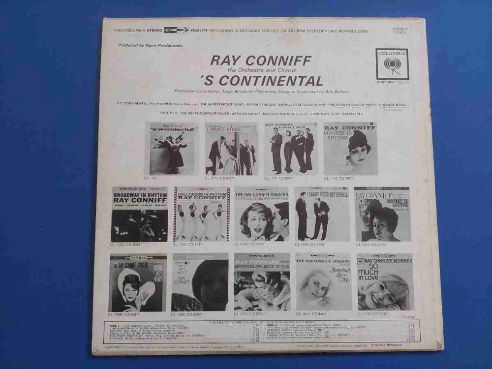 LP Ray Conniff - 'S Continental
