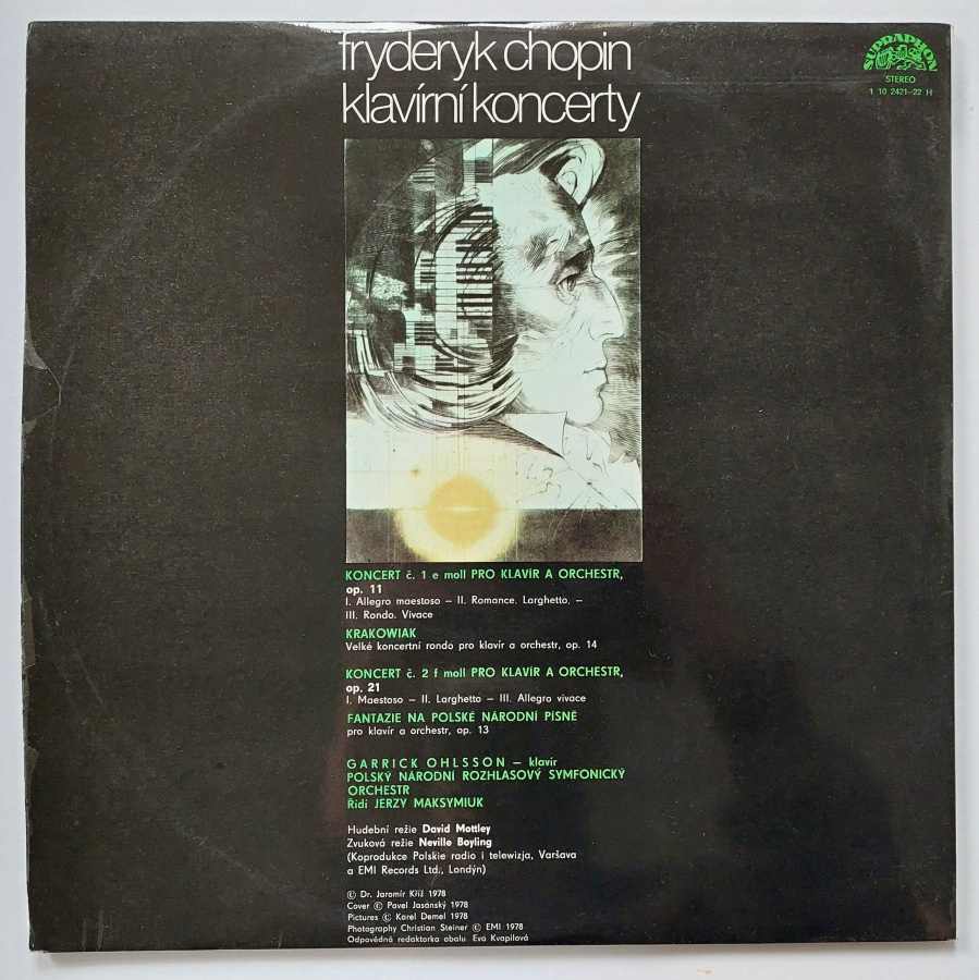 LP Chopin - Klavírní koncerty - Garrick Ohlsson
