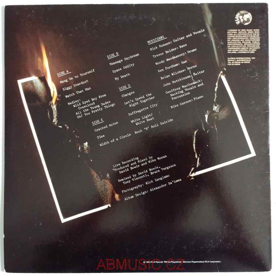 DAVID BOWIE - ZIGGY STARDUST - THE MOTION PICTURE 2LP deska / Vinyl