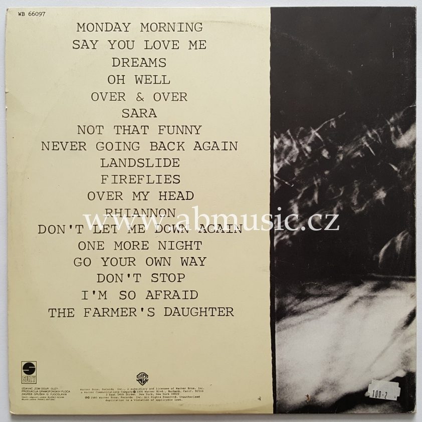 LP Fleetwood Mac ‎– Fleetwood Mac Live