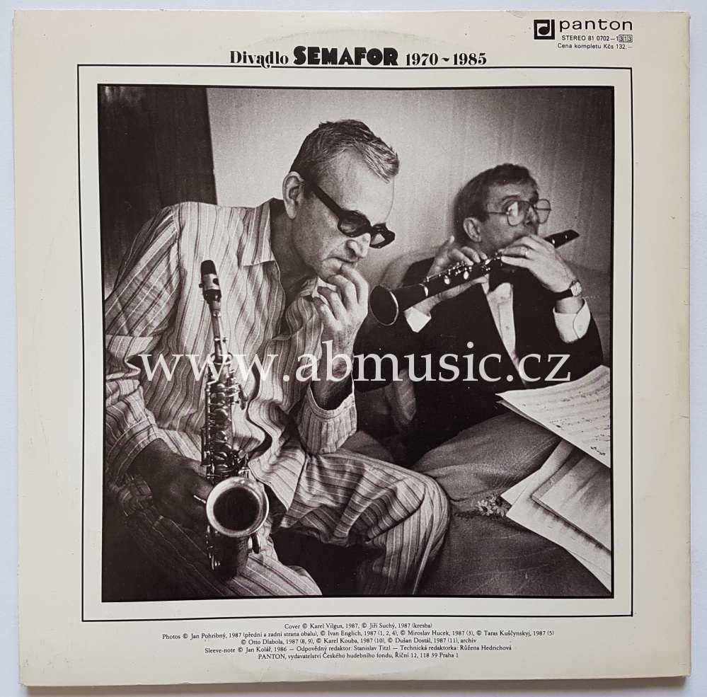 3LP Divadlo SEMAFOR 1970-1985  Jiří Suchý a Ferdinand Havlík