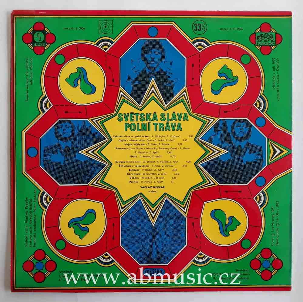 LP Václav Neckář - Světská sláva polní tráva  