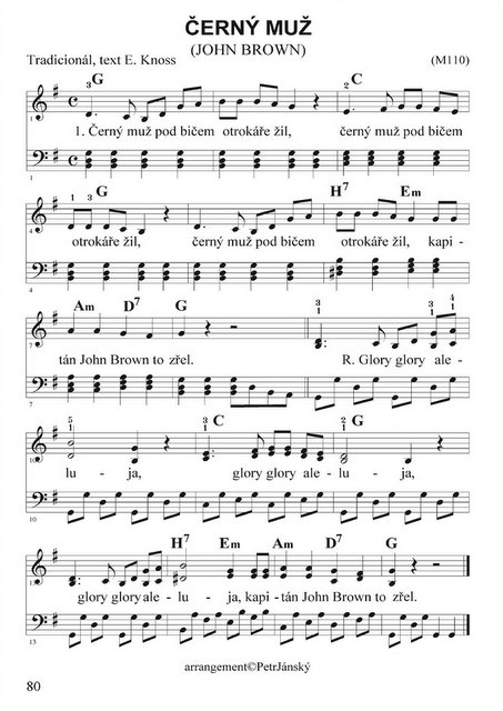 Já, písnička 1 klavír