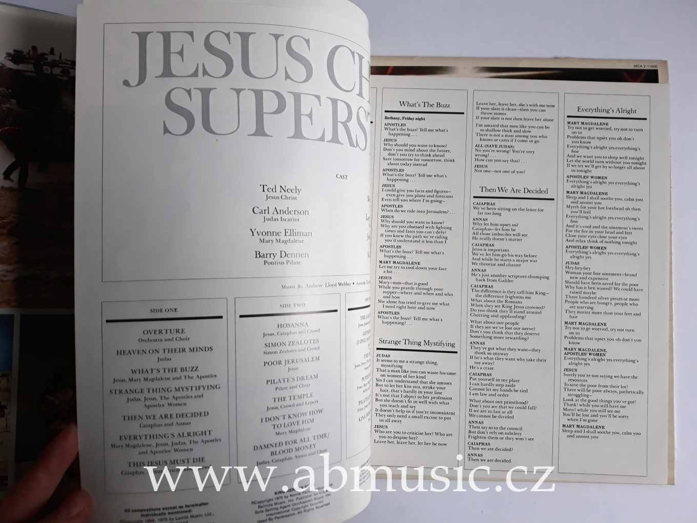 2 LP Jesus Christ Superstar - The Original Motion Picture Sound Track Album RARE 