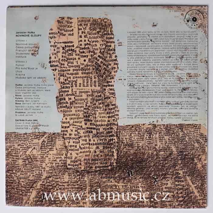 LP Jaroslav Hutka - Novinové sloupy