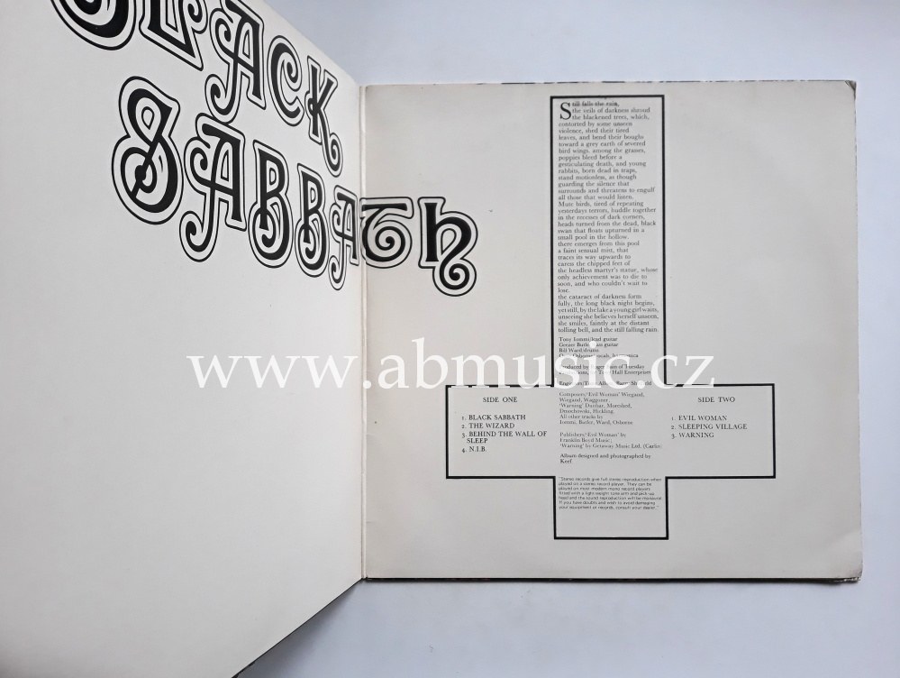 LP Black Sabbath - Black Sabbath 1976