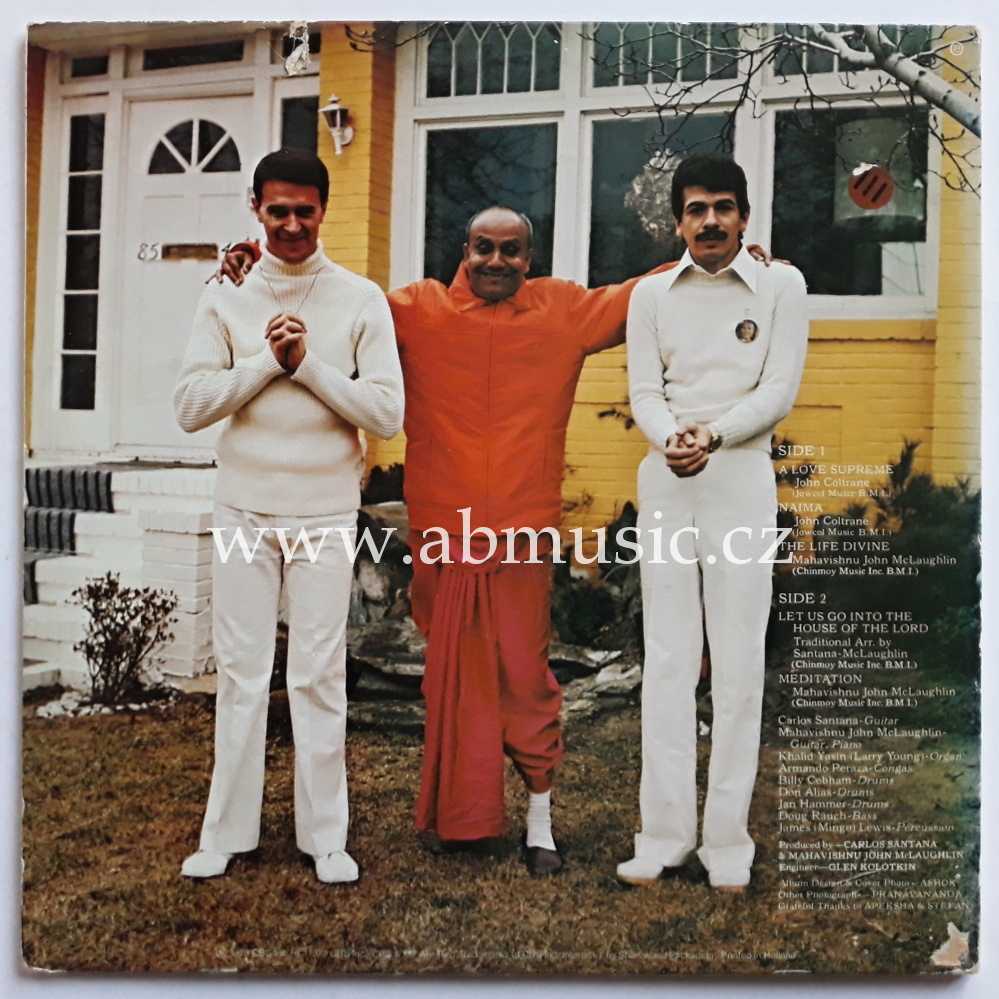 LP Carlos Santana, Mahavishnu John McLaughlin - Love Devotion Surrender Vinyl