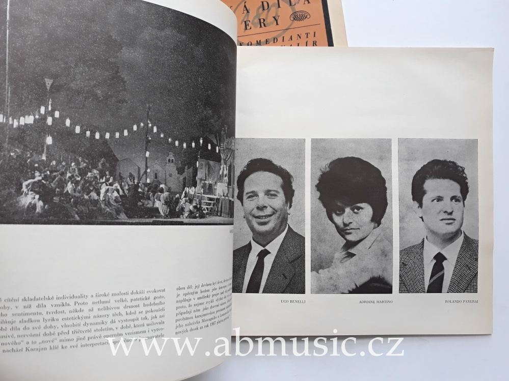 3LP Zakladatelská díla Veristické opery - Herbert Von Karajan