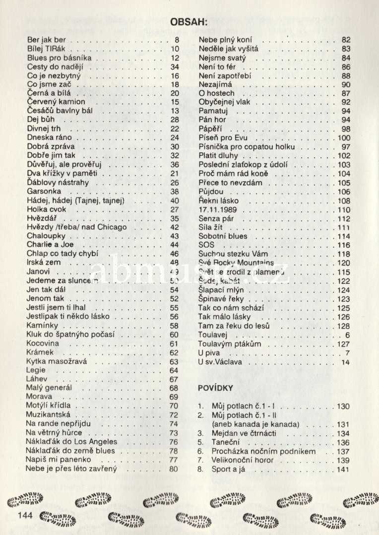 Vojta Kiďák Tomáško zpěvník