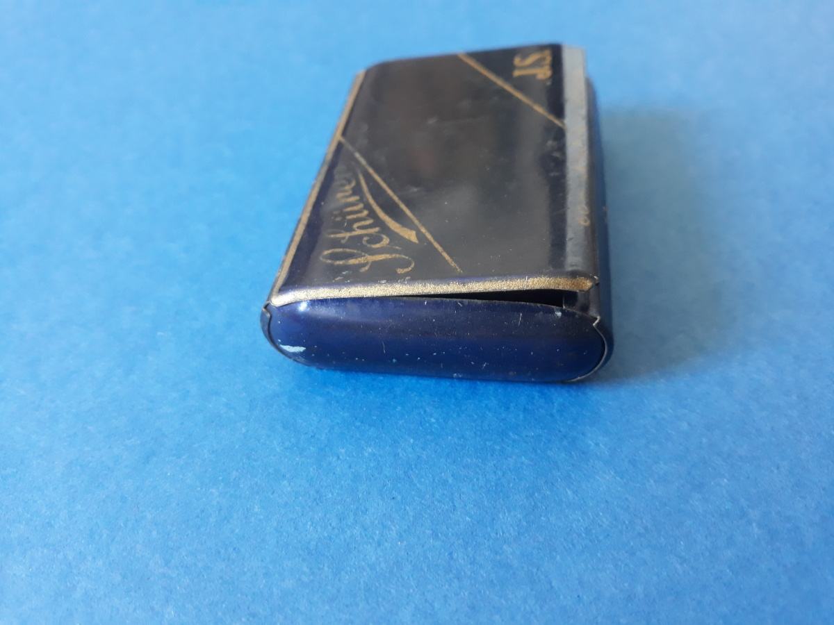 Plechová krabička J.S.Schürer látačka s leskem