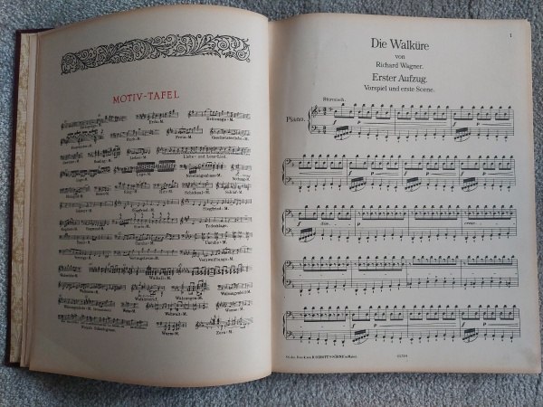Richard Wagner Die Walküre edice Schott´s