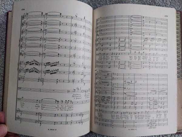 Richard Wagner Der Fliegende Holländer Orchester Partitur edice Fürstner Berlin