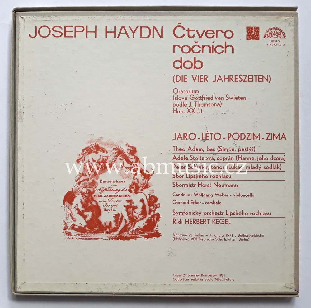 LP Josef Haydn - Čtvero ročních dob
