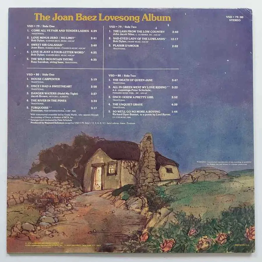 2 LP Joan Baez - Lovesong album